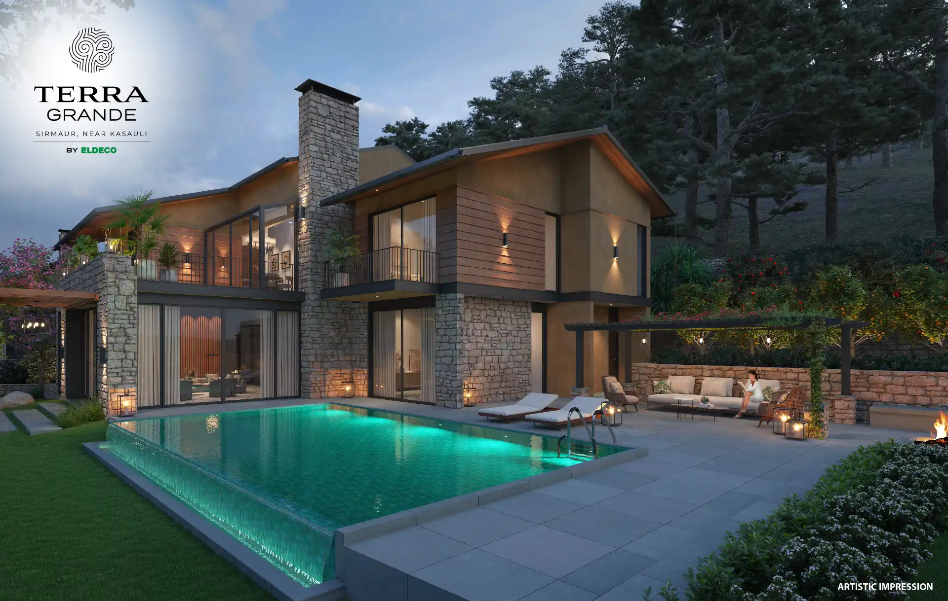 5 BHK Villa Night